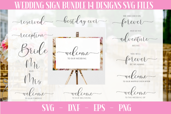 Download Wedding SVG Bundle, Wedding Sign Bundle - Wedding svg bundle Collection