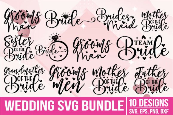 Download Wedding SVG Bundle - Wedding svg bundle Collection
