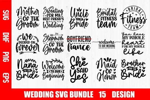Download Wedding SVG Bundle - Wedding svg bundle Collection