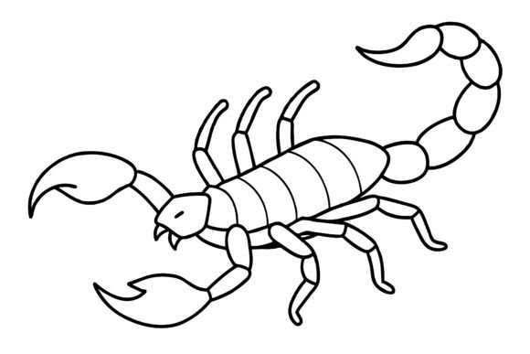 Download Scorpion Vector Coloring Page Image - Premium Resources