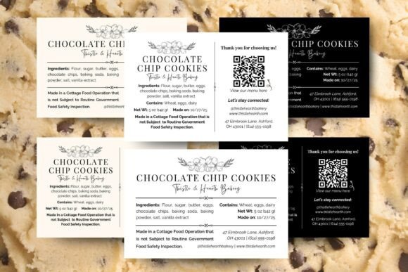 Download Editable Cottage Food Label Template - Label template Collection